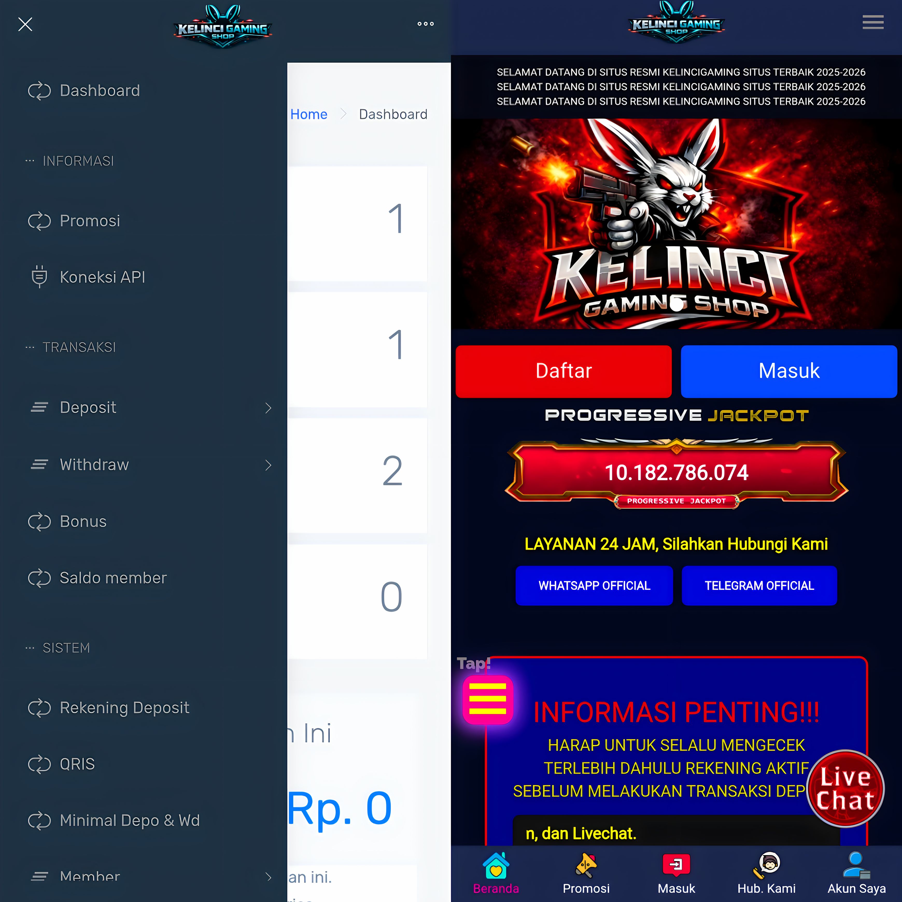 TAMPILAN NEXUSS