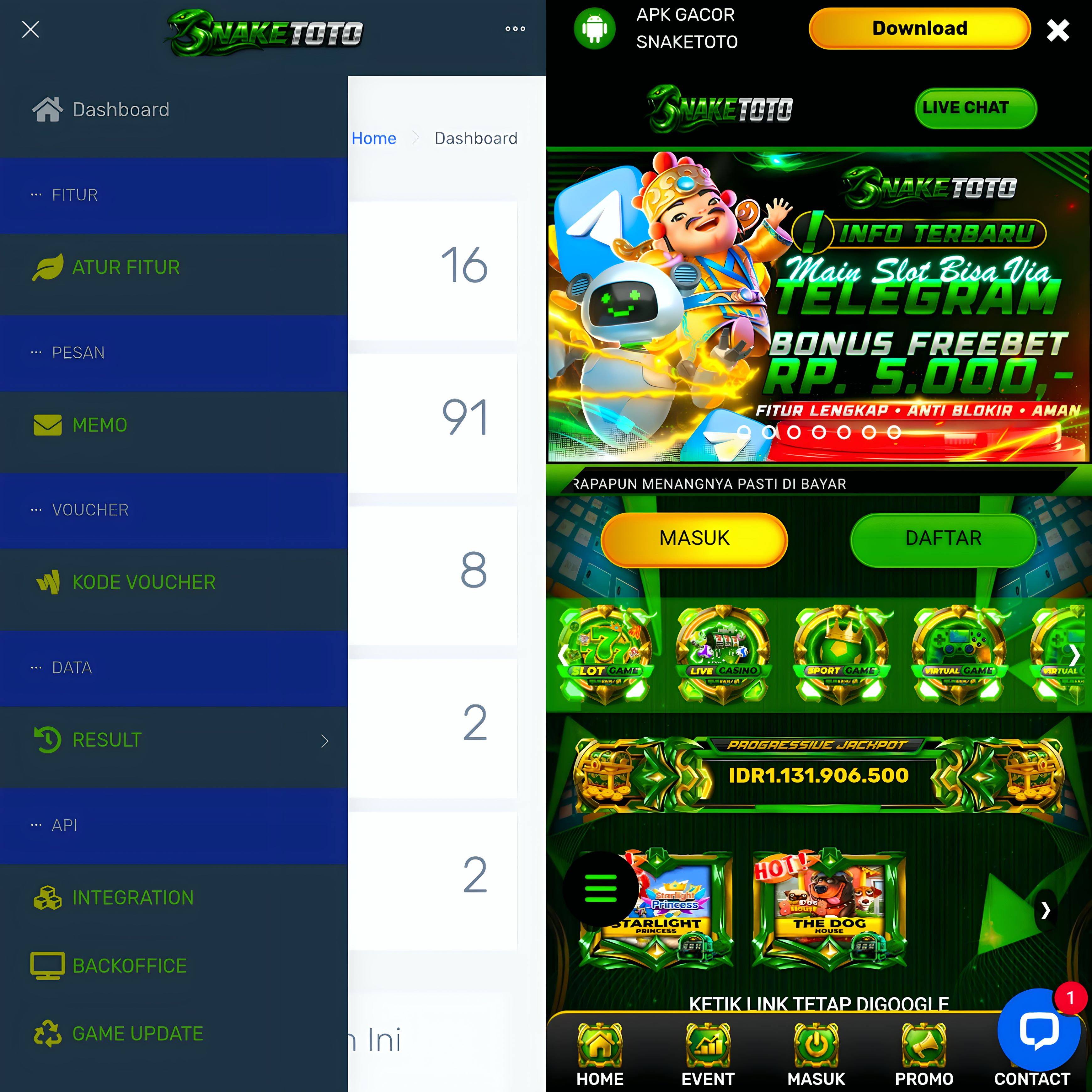 TAMPILAN IDN V6 NEW