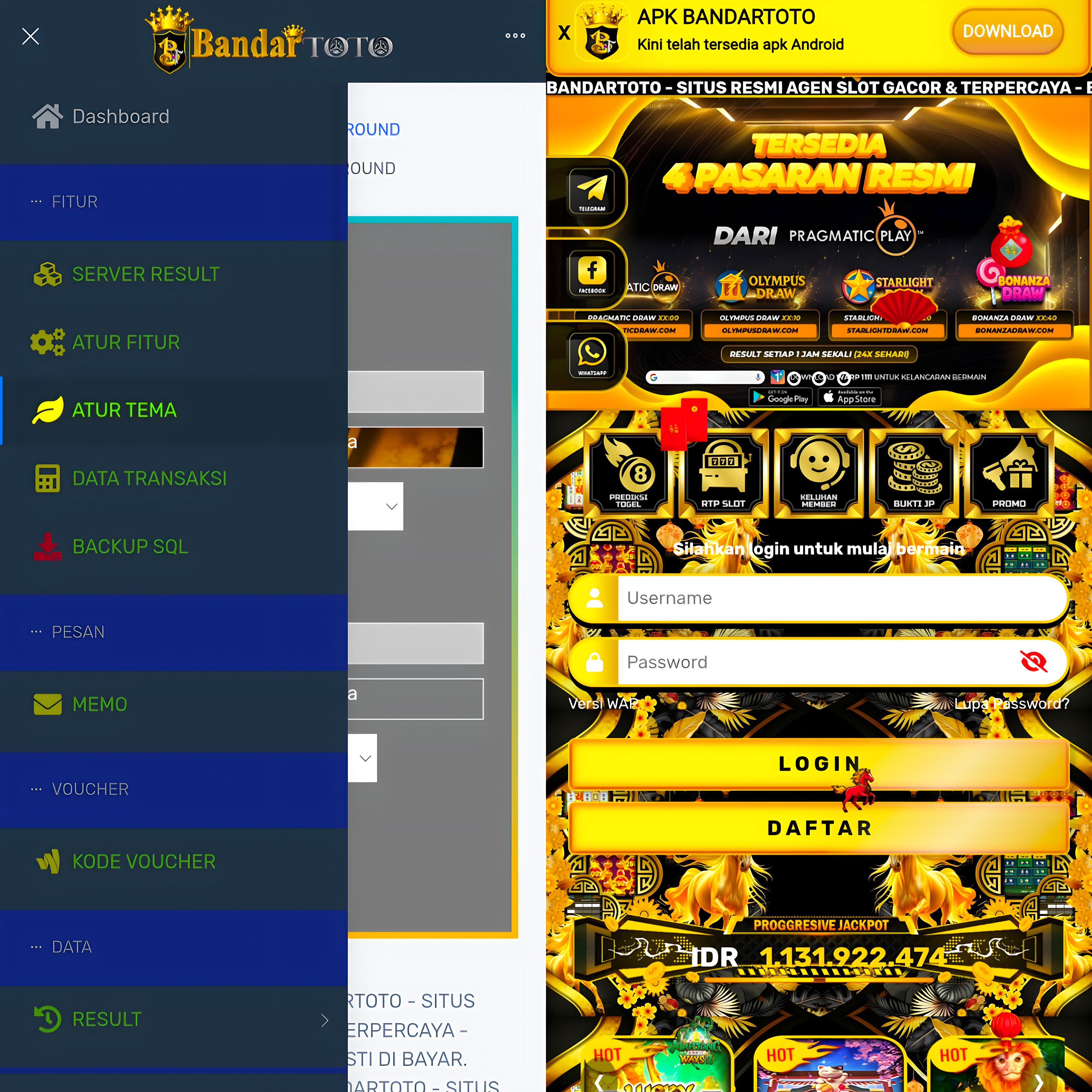 TAMPILAN IDN NEW PREMIUM