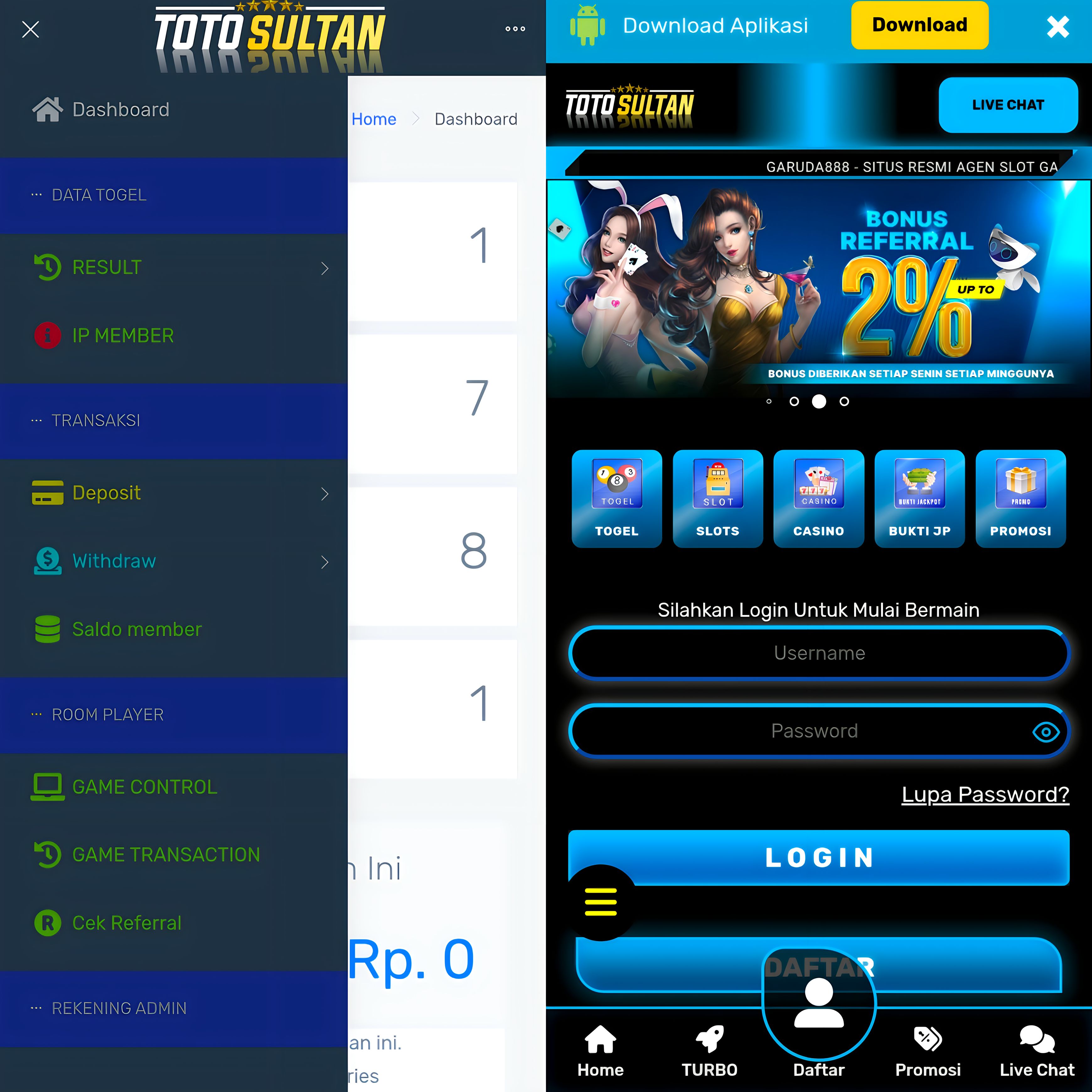 TAMPILAN NEW IDN BLUE